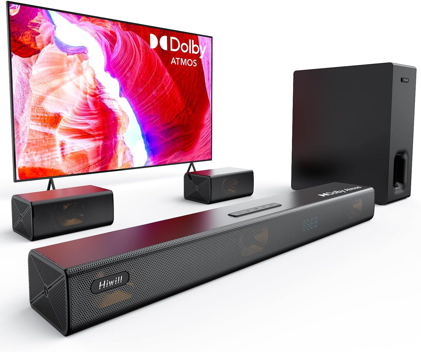 Immerse in Cinematic Sound: Hiwill Dolby Atmos Soundbar