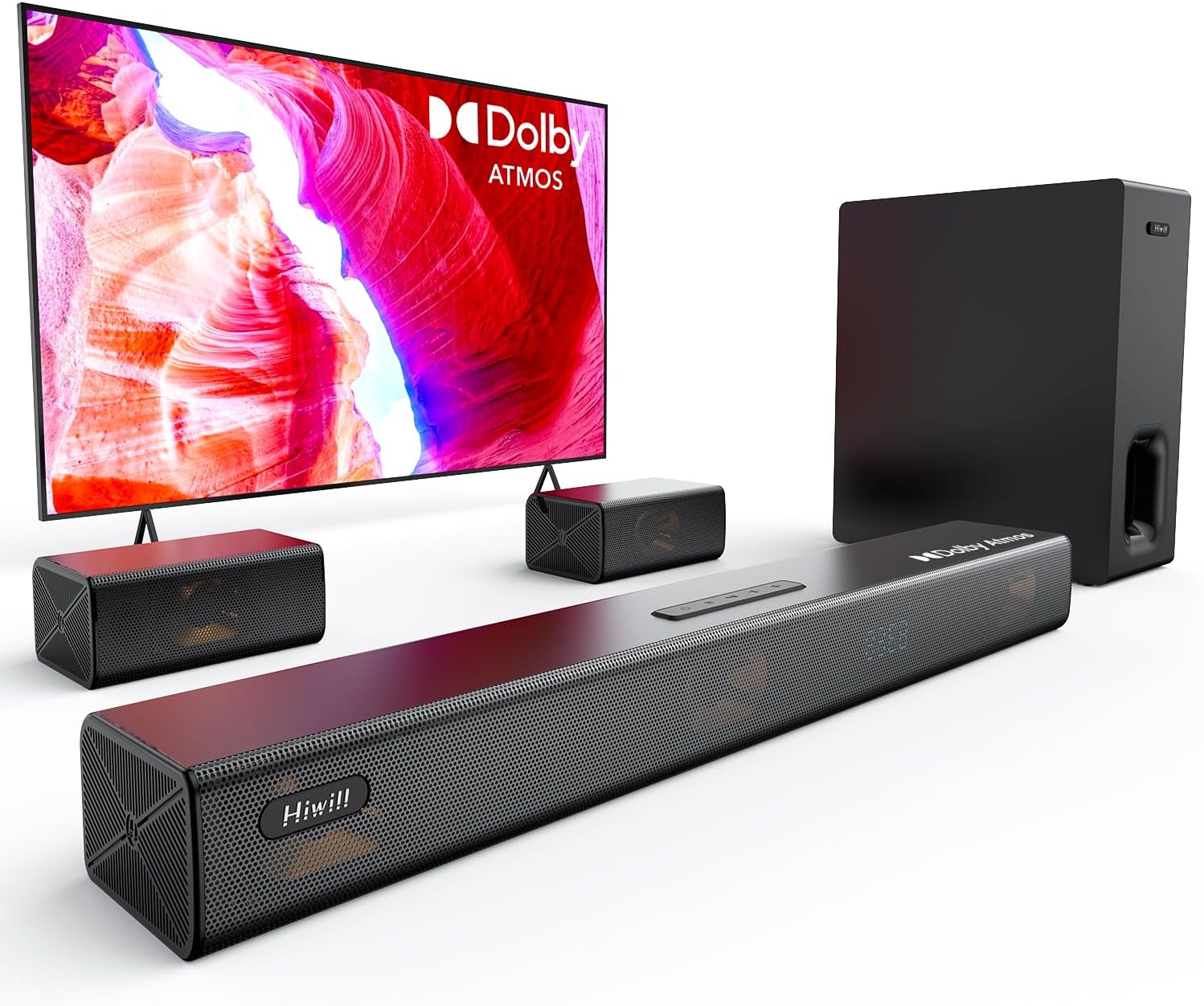 Immerse in Cinematic Sound: Hiwill Dolby Atmos Soundbar