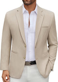 COOFANDY Men's Casual Blazer Regular Fit Lightweight Two (Style 44TL)