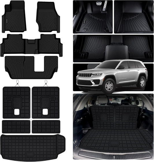 Customized Floor Mats for 2021-2025 Jeep Grand Cherokee L
