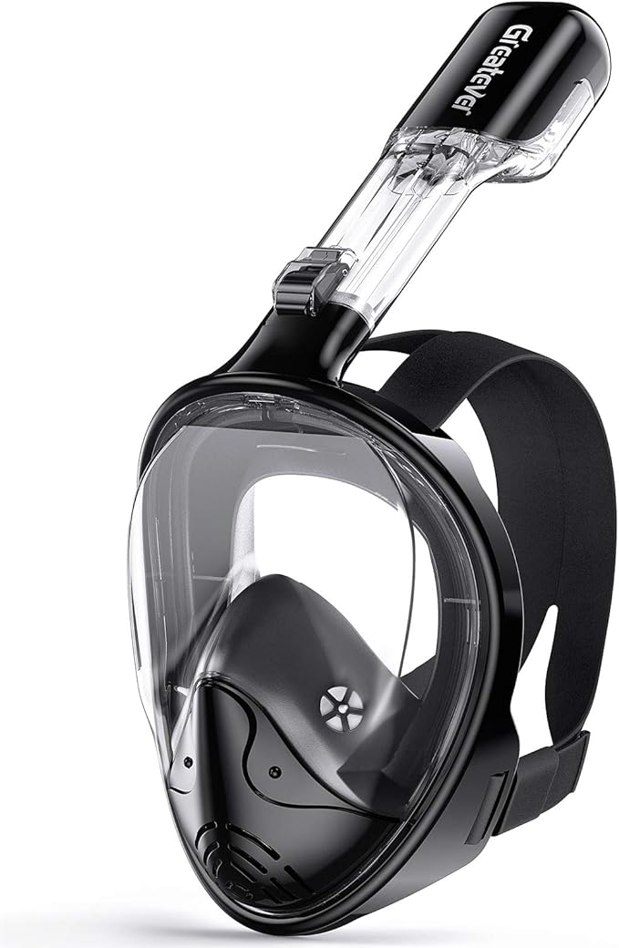 Greatever Full Face Snorkel Mask with Dry Top Breathing System