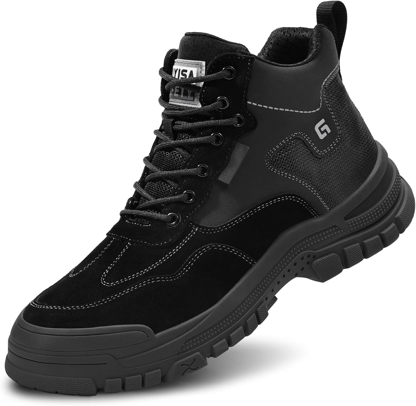 Indestructible Steel Toe Boots for Men - Lightweight Safety Shoes