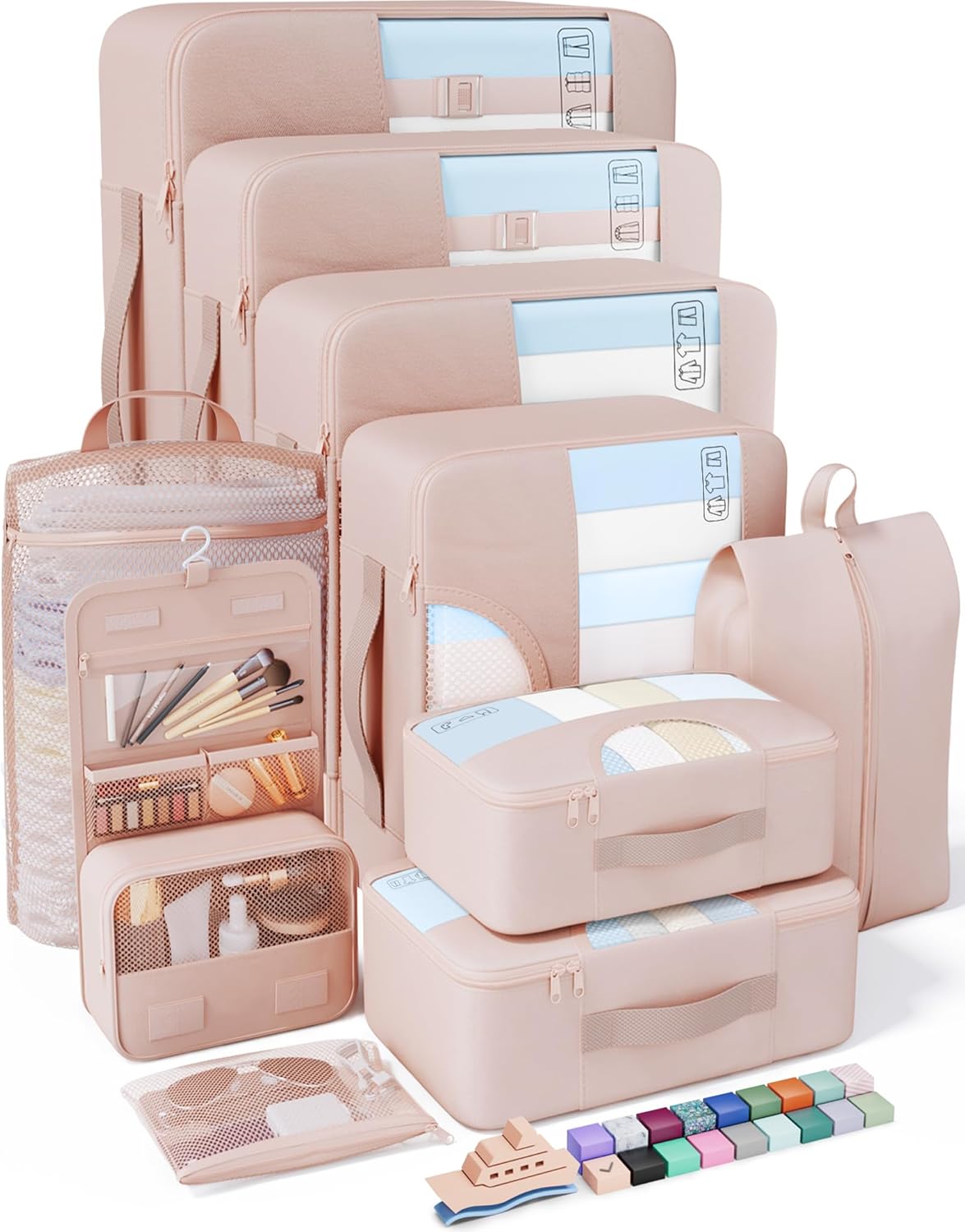 Veken Packing Cubes for Travel - Organize Your Luggage Effortlessly