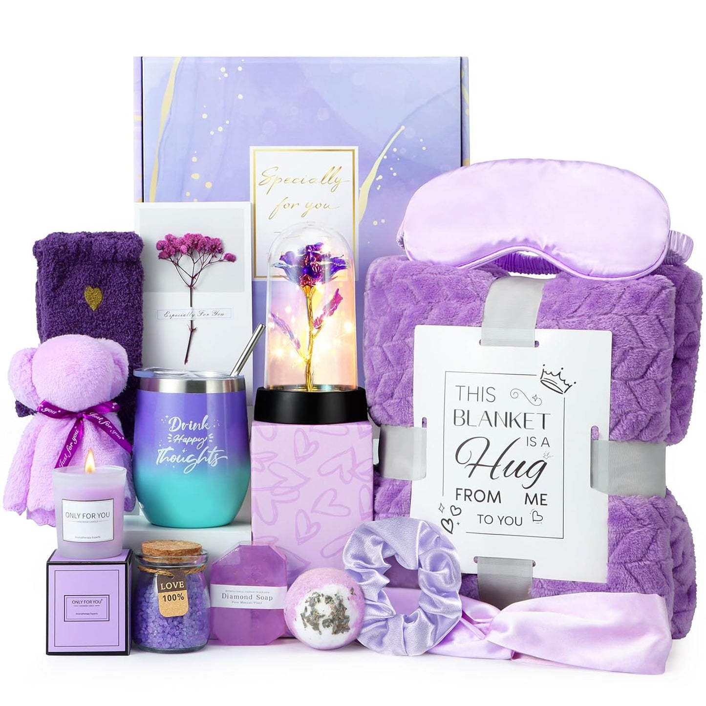 Unique Relaxing Spa Gifts Care Package for Women and Moms