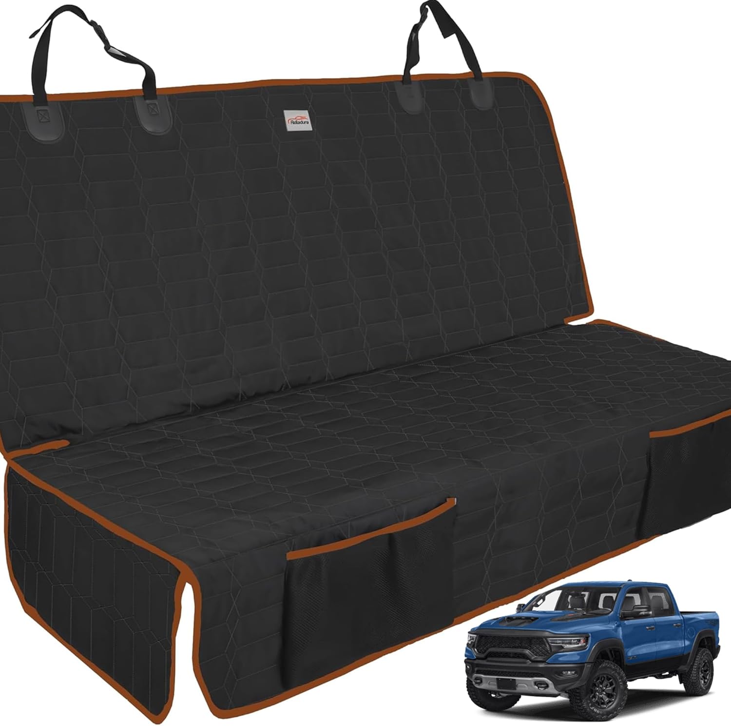 Back Seat Cover for Dogs - Washable Truck Seat Protector