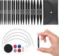 Interchangeable Circular Knitting Needle Set 3-in Shorties - Compact