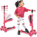 Hurtle 3-Wheeled Scooter for Kids with LED Lights 1-14ft