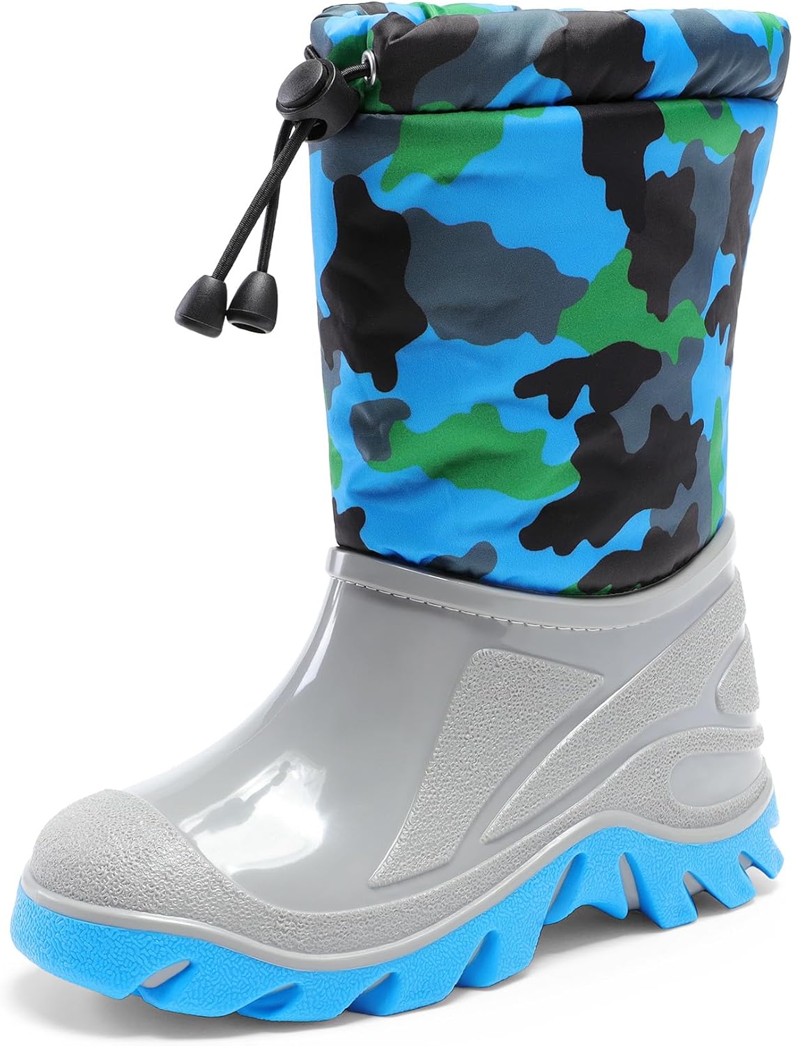 DREAM PAIRS Boys Snow Boots Waterproof Camouflage for Kids