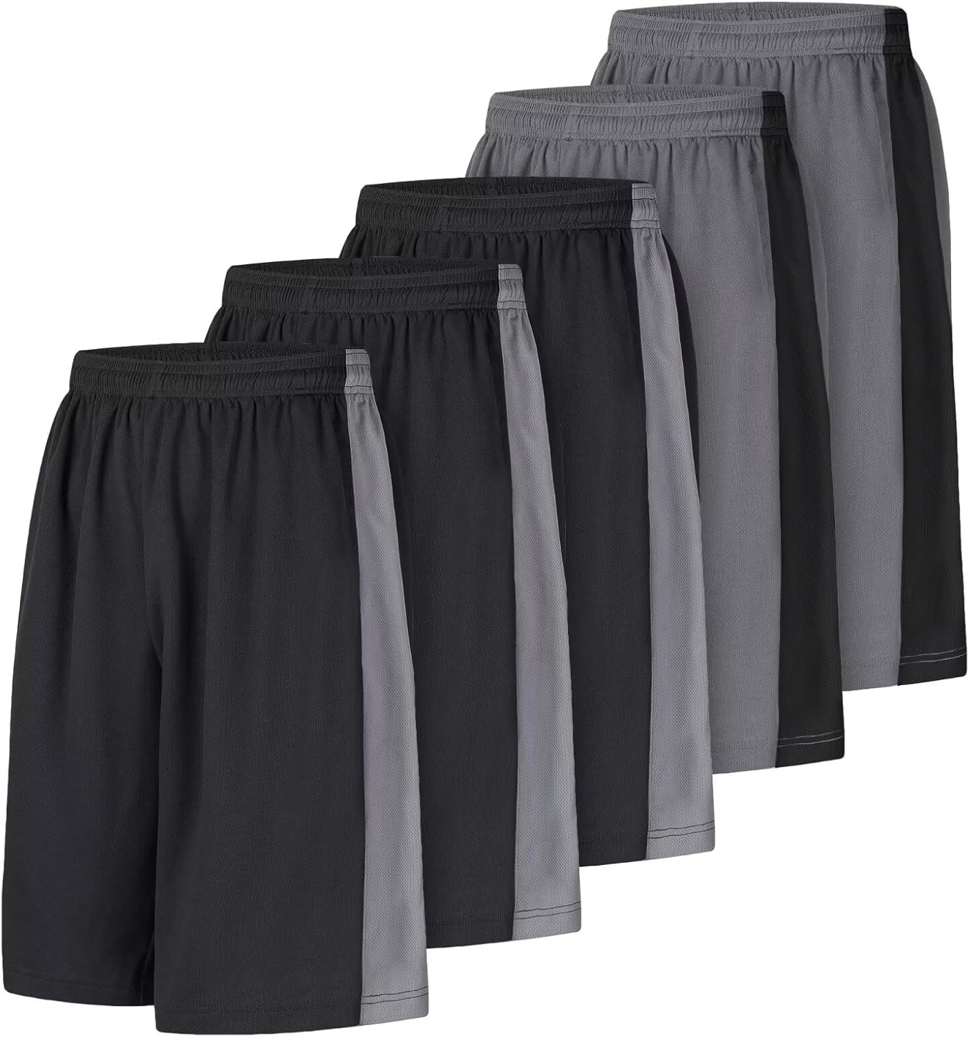 Men's Long Athletic Shorts Quick Dry Camo with Pockets