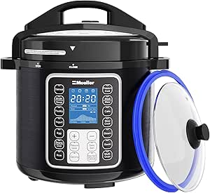 Mueller UltraPot 10-in-1 Pressure Cooker with Safety Features