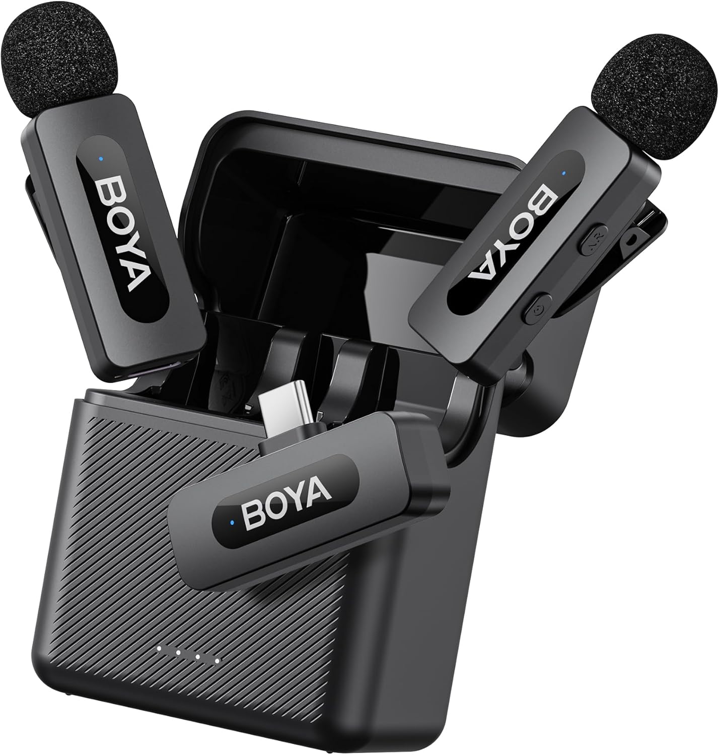 BOYA BY-V30 Wireless Lavalier Microphone for iPhone and Android