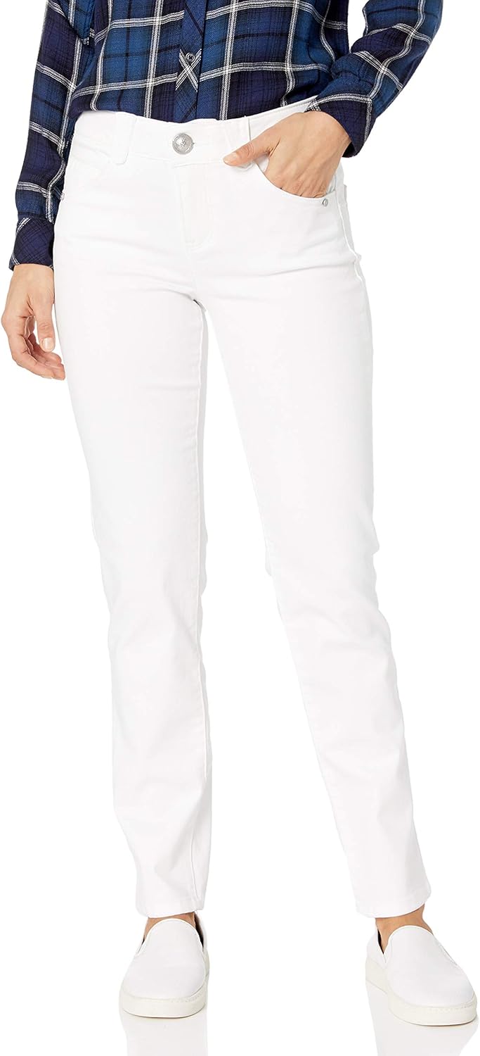 Democracy Women's Petite Ab Solution Straight Leg Jean Review