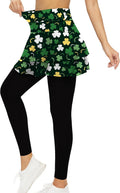 Tennis Skirted Leggings with Pockets for Women - Active Skort WOWENY