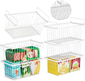Enhanced Leak-Proof Bottom Freezer Organizer Bins 6-Pack - Deep