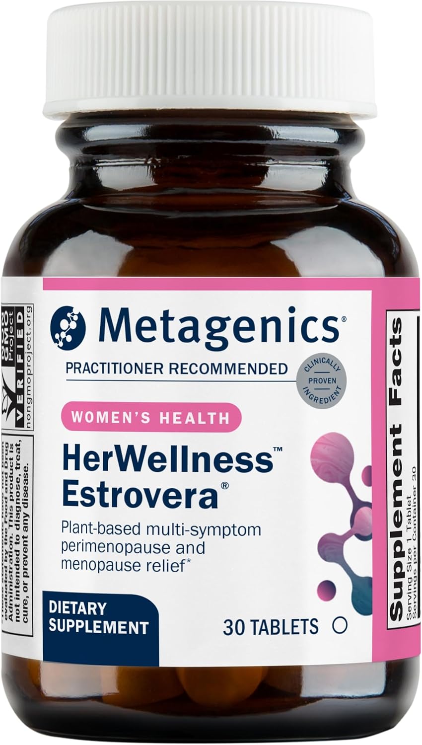 Metagenics HerWellness Estrovera - Hormone-Free Relief for Menopause