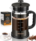34oz French Press with 4-Level Filters - Portable Cold Brew Maker