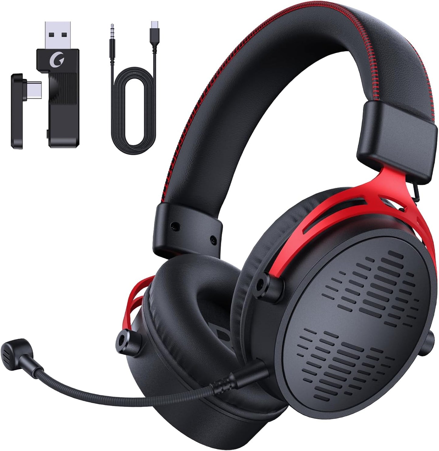 Wireless Gaming Headset with 60-Hour Battery Life and Comfort