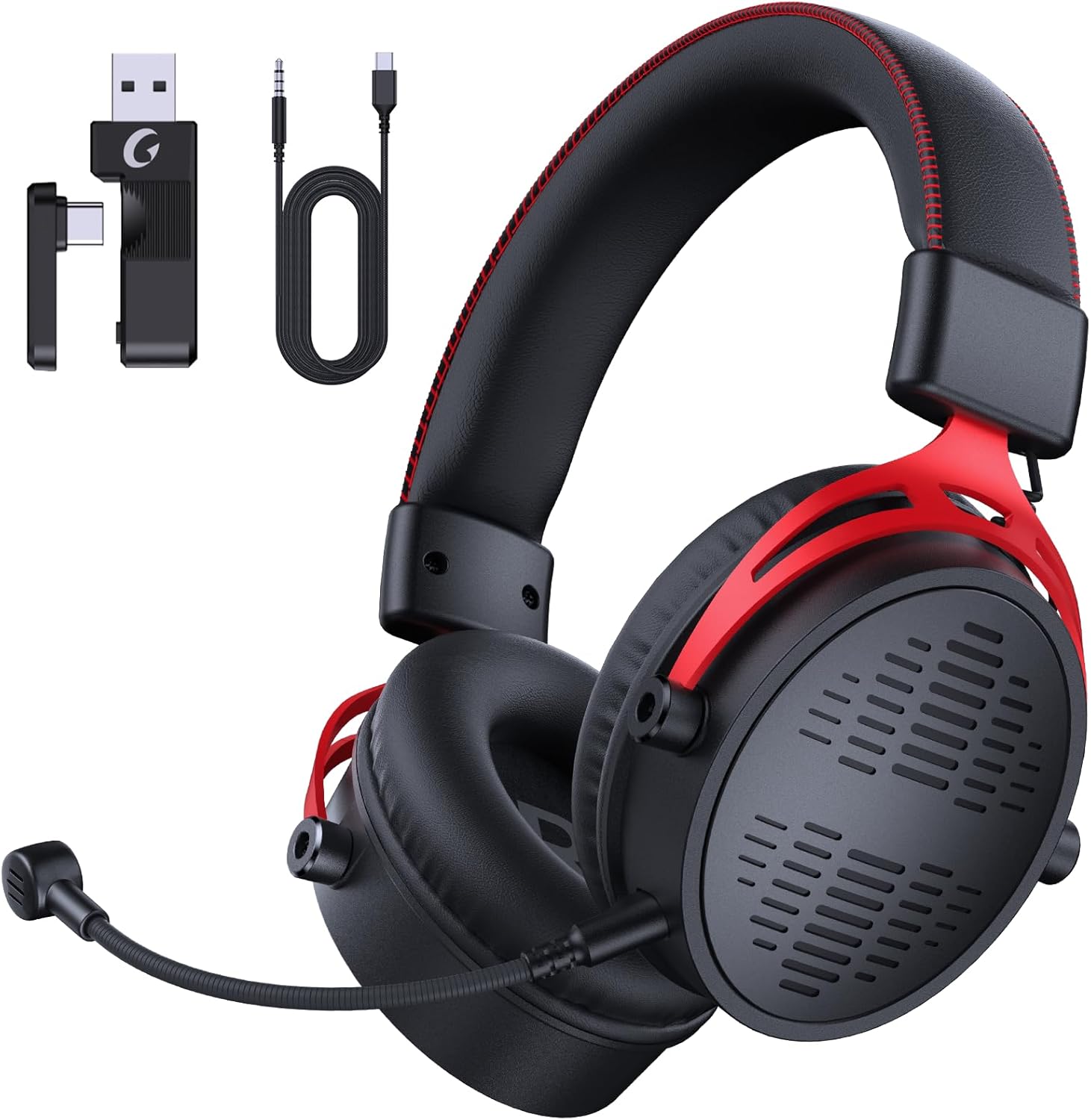 Wireless Gaming Headset with 60-Hour Battery Life and Comfort