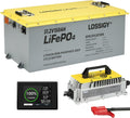 LOSSIGY 48 Volt 150Ah Lithium Golf Cart Battery - Long Life Power