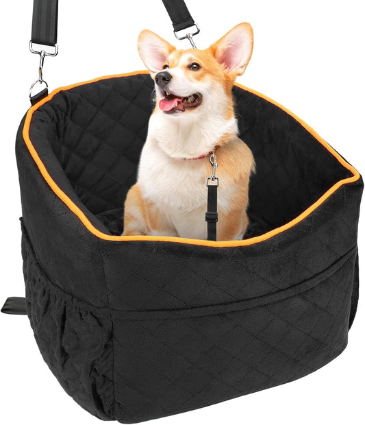 Detachable & Washable Dog Car Seat for Small Dogs