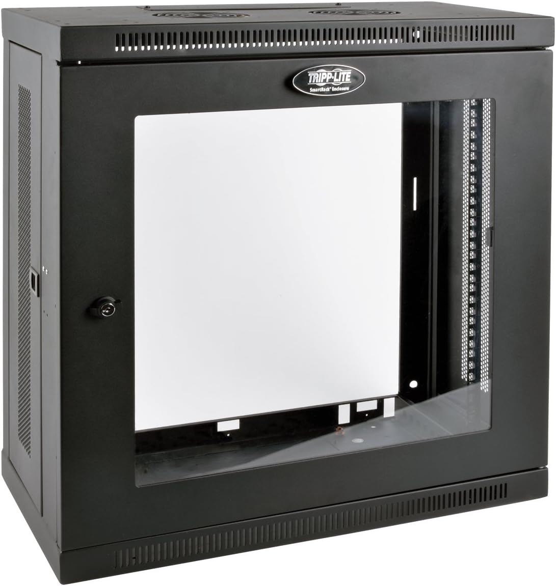 TRIPP LITE 12U Wall Mount Rack Enclosure for Secure Storage