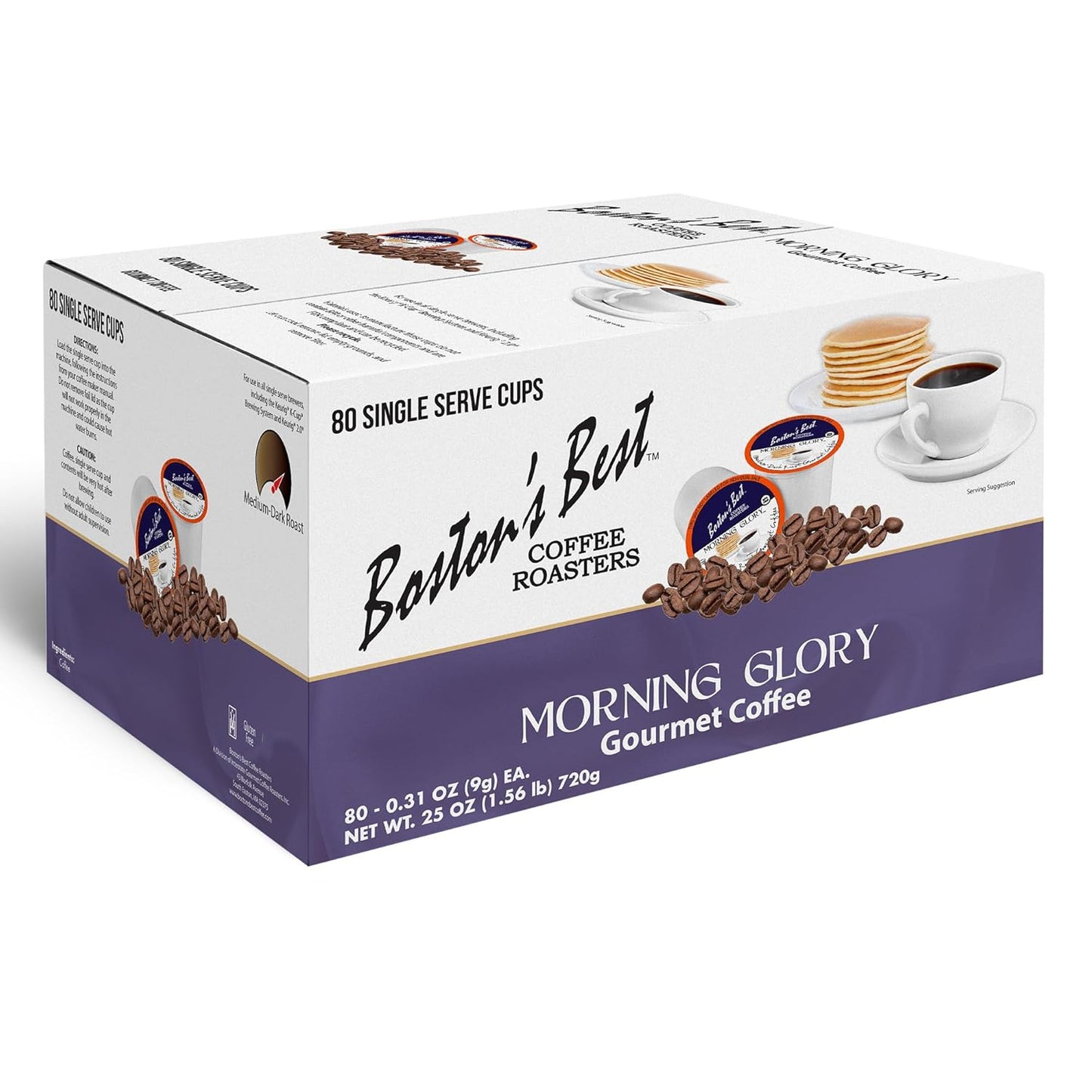 Morning Glory Blend Coffee - Delicious Medium Dark Roast Cups