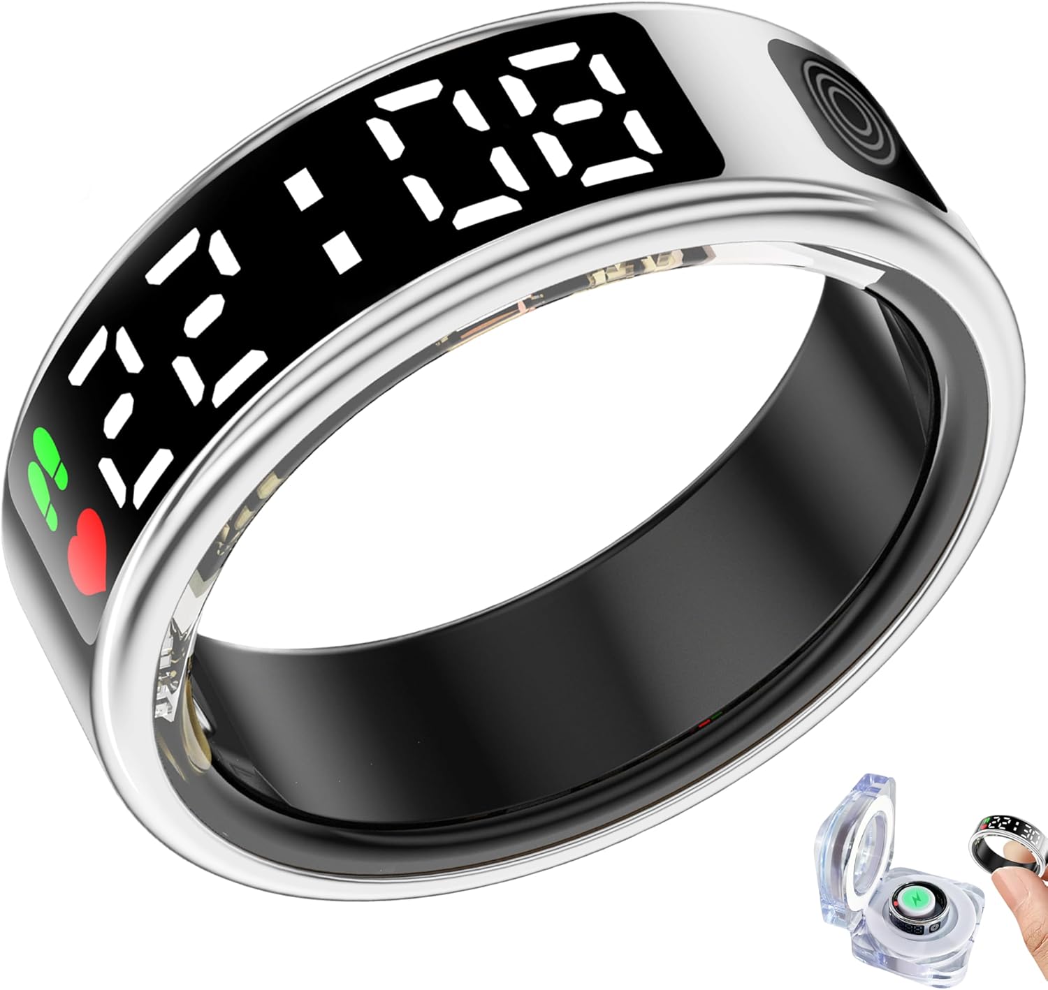Smart Rings for Men Women - Fitness Tracker with Health Monitor