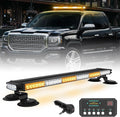 XRIDONSEN 28.4 in 80 LED Roof Top Strobe Light Bar - Visible Safety
