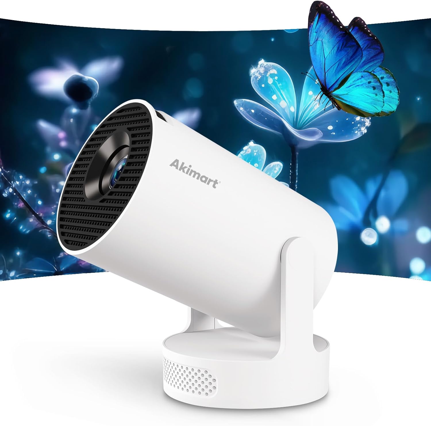 Mini Projector 4K with Android 11 for Home and Outdoor Use