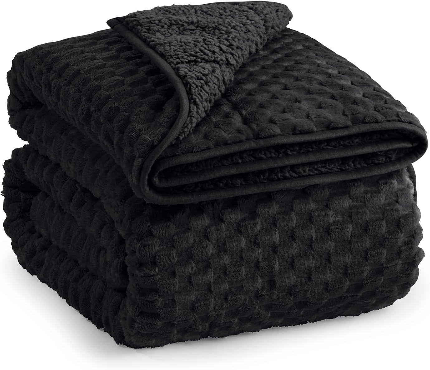 Super Soft Luxury Fleece Sherpa Weighted Blanket for Cozy Nights