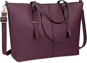 Stylish Laptop Tote Bag for Women 15.6 Inch Lightweight Design