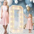 Marquee Light Up Letter Q 4ft - Large Party Decoration