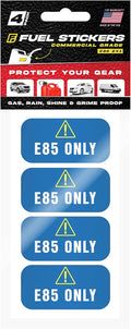 E85 Stickers Flex Fuel Label for Vehicles - 40 Weatherproof Decals