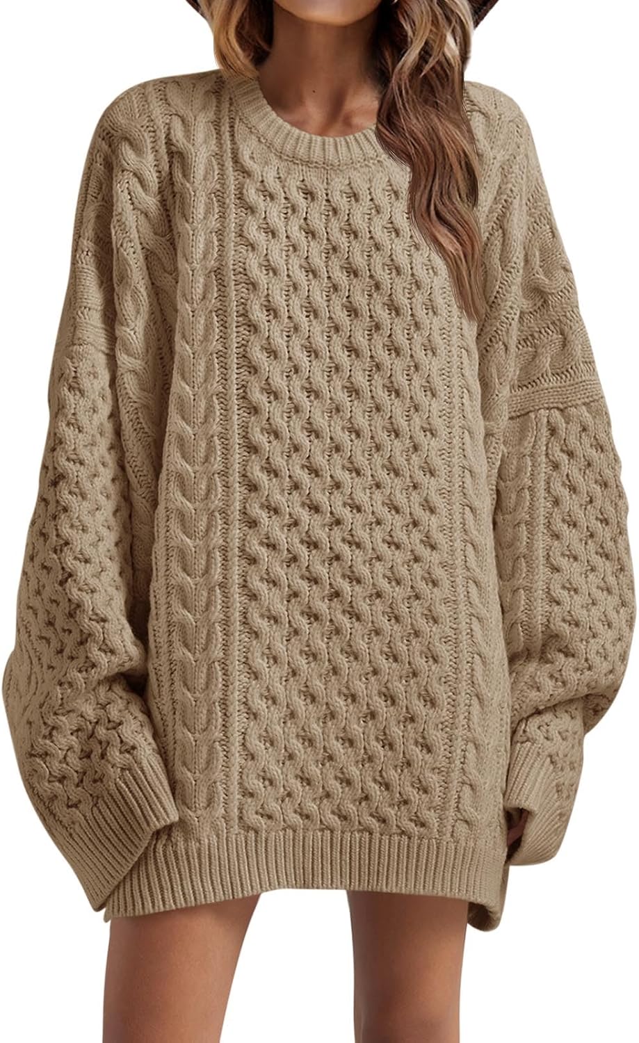 Saodimallsu Womens Oversized Sweaters for Cozy Fall Style