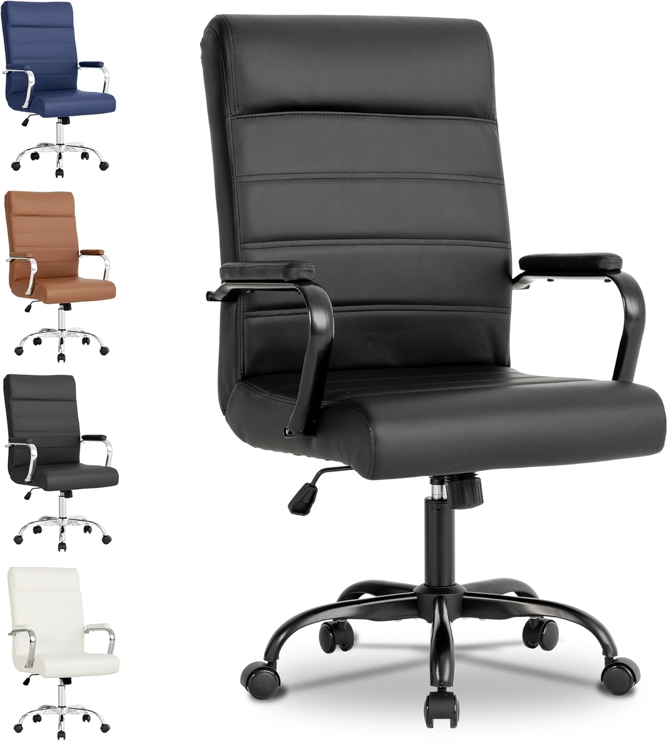 Modern Leather Office Desk Chair for Comfort and Style