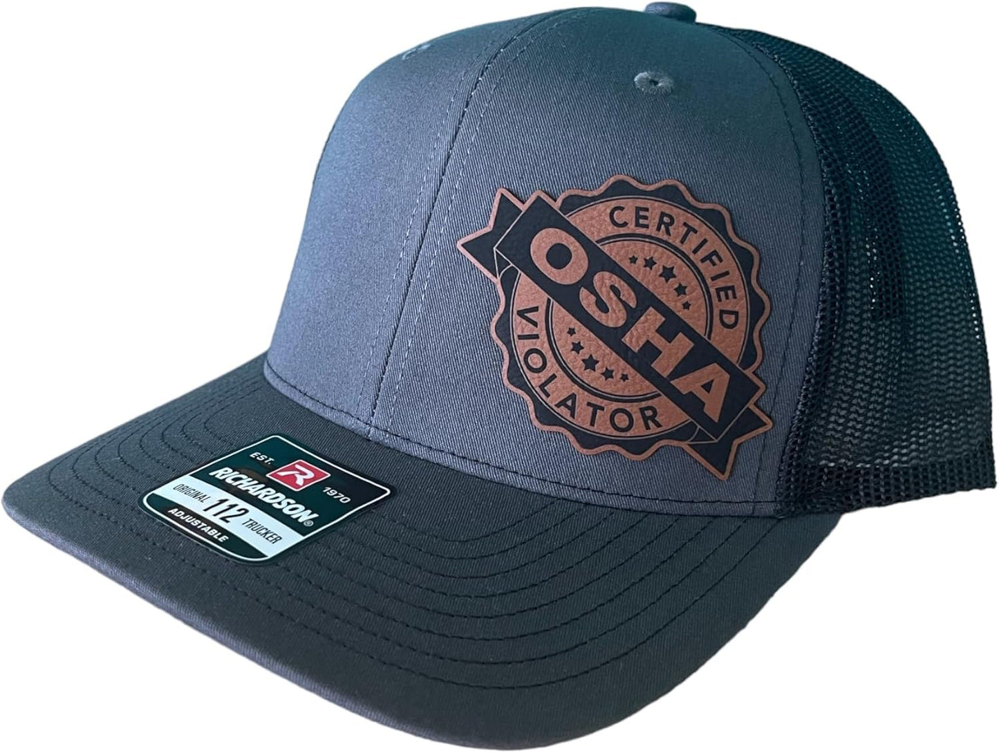 Certified OSHA Violator Trucker Hat for Bold Blue Collar Workers