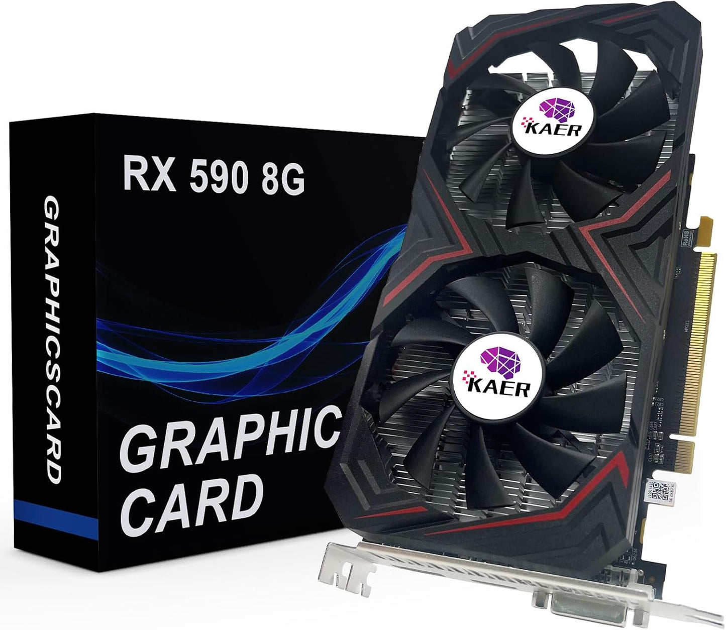 KAER RX590 8GB Graphics Card for Ultimate Gaming Experience