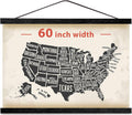Magnetic Poster Hanger Frame for 60in Posters - Strong N52 Magnets