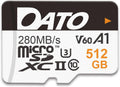 DATO 512GB Lightning microSD Card UHS-II A1 - Fast 4K Storage