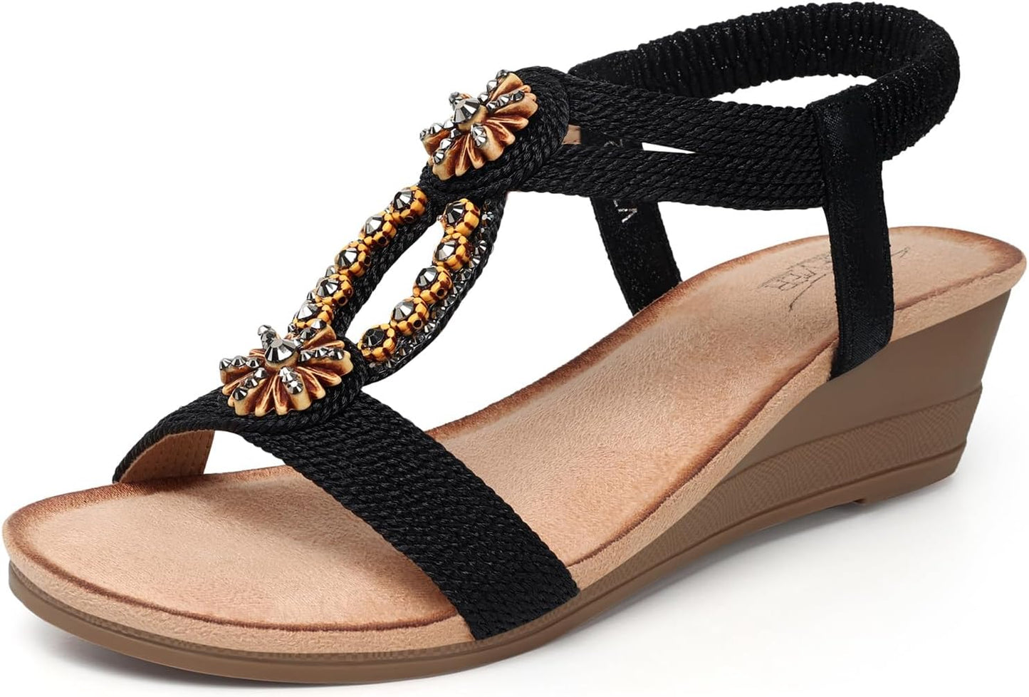 Trendy Wedge Sandals for Women with Comfortable Ankle Strap