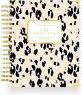 Painted Leopard Day Designer 2025-2026 Daily Planner - Stylish