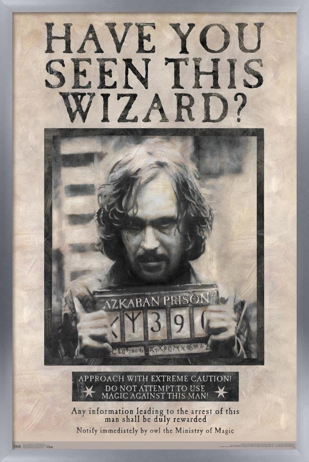 Sirius Black Wanted Poster Wall Art for Harry Potter Fans