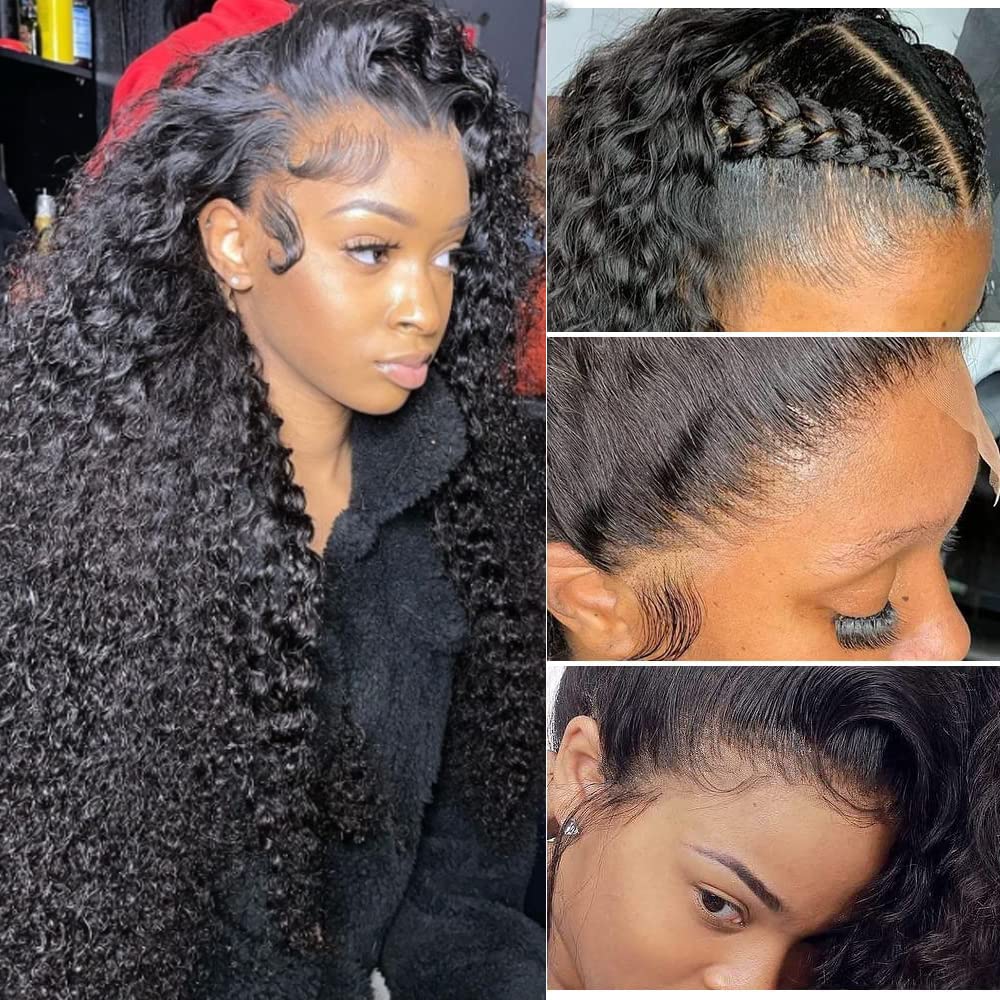 250% Density 13x6 HD Transparent Curly Lace Front Wig Review