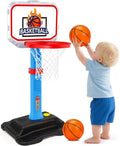 Toddler Basketball Indoor Toys for Age 1-3 - Adjustable Mini Hoop