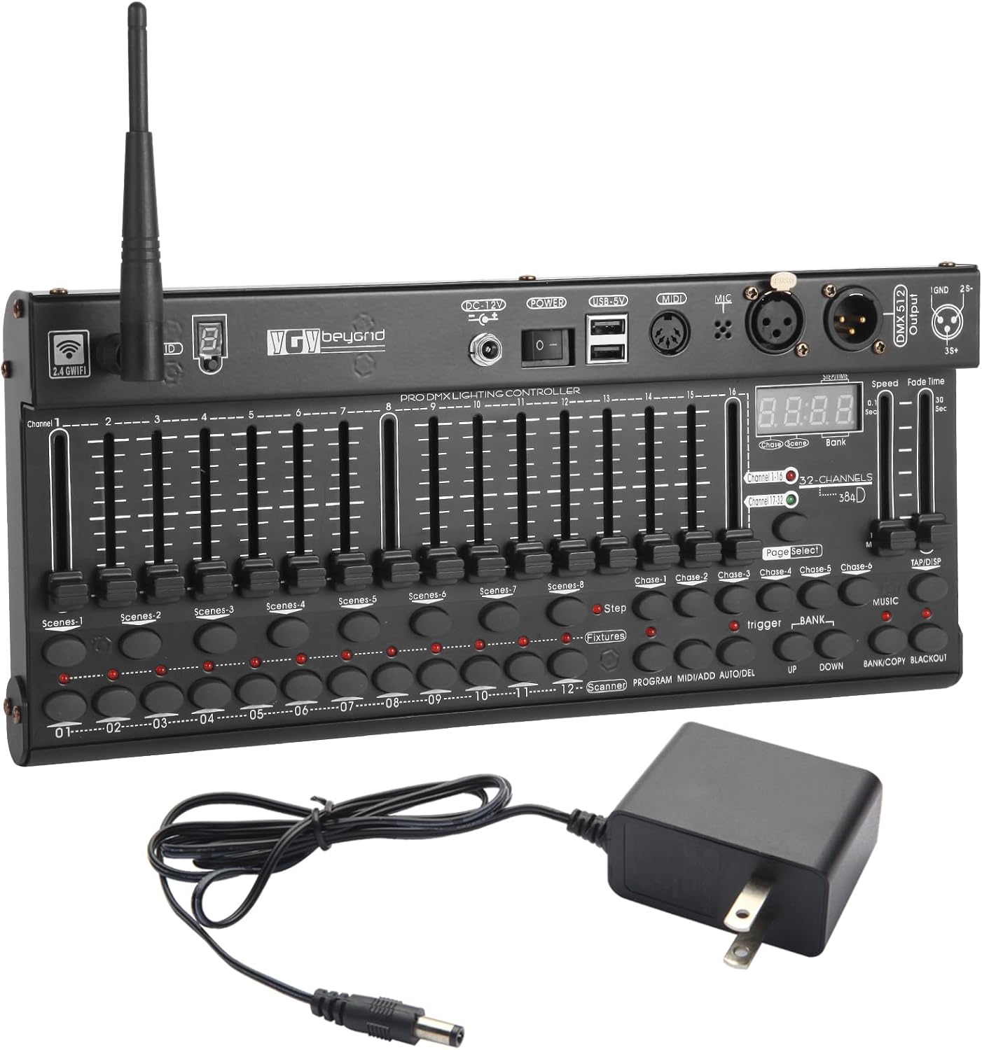 Wireless DMX Controller for Stage Lighting Equipment & Accessories
