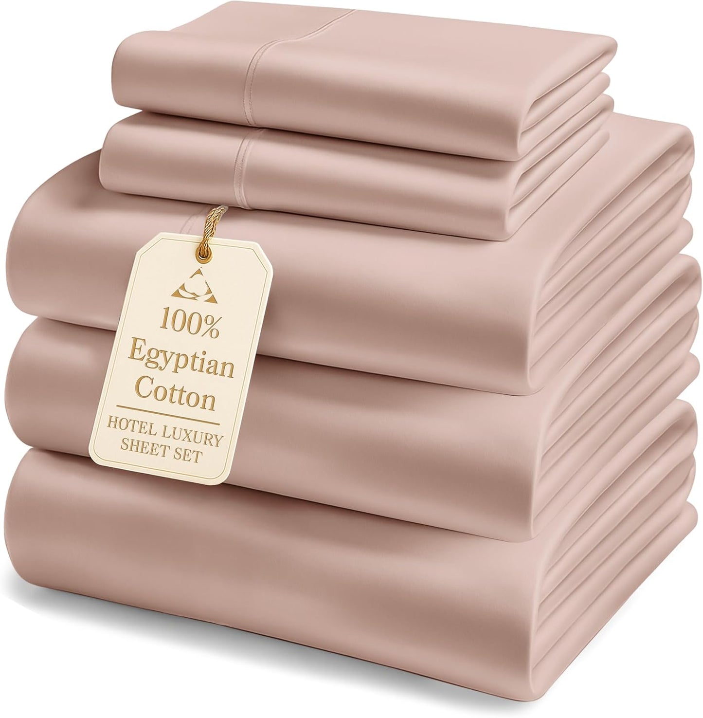 100% Egyptian Cotton Split King Bedding Set for Adjustable Beds