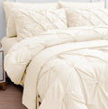 LANE LINEN Full Comforter Set Full Size - Soft Pintuck 7 Piece Set