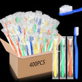 Prepasted Disposable Toothbrushes Bulk 100 Pack - Travel Ready