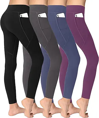 Girl Yoga Legging with Pockets for Workout and Casual Use