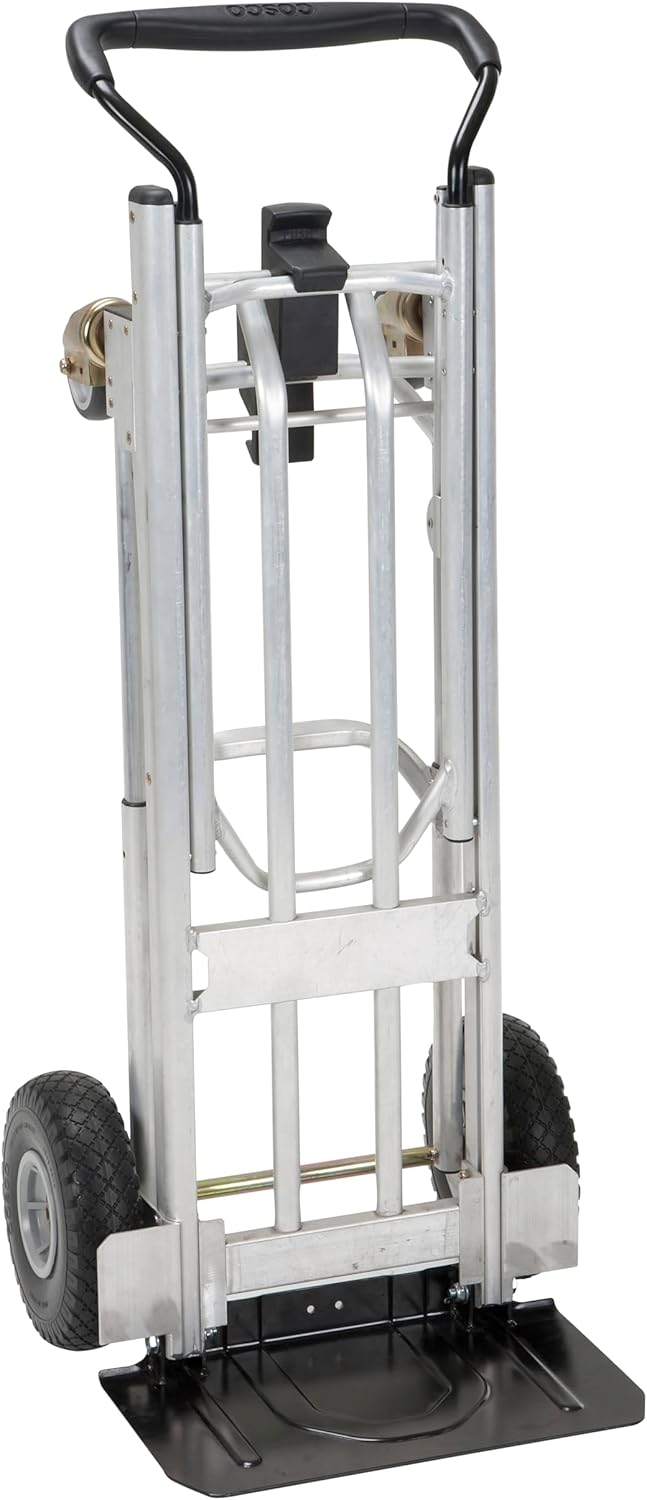 COSCO 4-in-1 Folding Hand Truck with Flat-Free Wheels Review